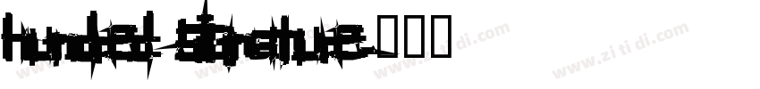 hundred signature字体转换